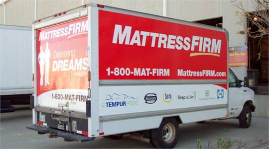 Mattress Firm Box Truck